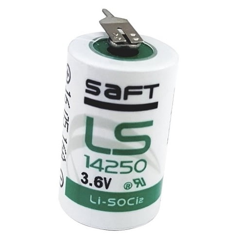 SAFT Lithium Battery PIR 1/2 AA 3,6V Volt LS14250 1200mAh Like Tadiran EWT 