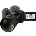 thumbnail image 6 of Sony ZV-E10 Mirrorless Alpha APS-C Vlog Camera Body and 18-105mm F4 E PZ G OSS Power Zoom G Lens SELP18105G ILCZV-E10/B Black Bundle with Deco Gear Case, Extra Battery, Photo Video Accessories Kit, 6 of 9