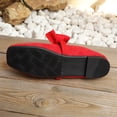 thumbnail image 6 of DIVVce Satin Bow Square Toe Ballet Flats For Women Closed Slip On Comfort Casual Dress Footwear, 6 of 8