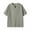 Gray, variant on Posijego Big and Tall Shirts for Men V Neck Short Sleeve T-Shirts Men's Solid Color Casual Summer Shirt M-5XL