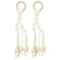 Banana Storage Hanger 2 Pcs Vegetable Holder Hanging Rope Lanyard Boho Decor Rack Hook up Cotton