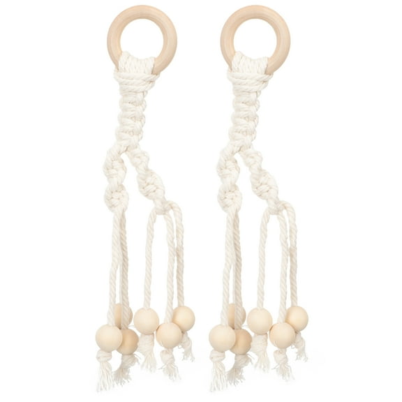 Banana Storage Hanger 2 Pcs Vegetable Holder Hanging Rope Lanyard Boho Decor Rack Hook up Cotton