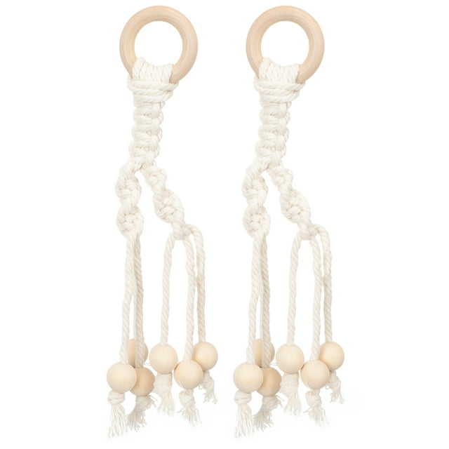 Shisuyan 2 Pcs Supports à Bananes Simples Rangement Frais Corde en Coton Fait Main Supports à Bananes