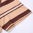 thumbnail image 7 of Hienoo Men's Striped T-Shirt Short Sleeve Crewneck T Shirt Casual Active Tee, 7 of 7