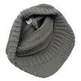 thumbnail image 4 of QWERTYU with Brim Beanie Hats for Women Warm Soft Winter Cable Knit Thick Hats D One Size, 4 of 6