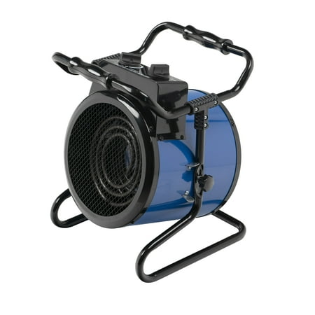 Comfort Zone 3 600-Watt/240-Volt Hard-Wired Portable Industrial Heater  NEMA 6-20R Receptacle  Steel body with Adjustable Tilt Angle  Adjustable Thermostat  & Overheat Protection