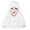 White, variant on Stylish Women's Versatile Headwear Wrap Turban Shawl Scarf and Baseball Cap