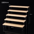 thumbnail image 1 of 1-5 Tier Clear Acrylic Display Stand for Organizer Amiibo Funko POP Figures Display Riser Perfume Decoration and Cupcake Shelf, 1 of 7