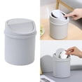 thumbnail image 2 of BQBQERT Portable Desk Trash Bin With Lid Simple Design Small Trash Bin with Lid Storage Holder For Efficient Storage, 2 of 16
