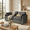 74.8'' Dark gray, variant on 71'' Loveseat Cloud Couch with Extra Deep Seats, Asofer Modern Upholstered Sofa Set with 2 Throw Pillows For Living Room, Beige