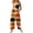Ginger, variant on EANJE Halloween Overalls for Women, Sleeveless Spaghetti Strap Jumpsuit with Pockets, Print Wide Leg Baggy Romper, Adjustable Straps Fall Holiday Party Outfit Ginger 4XL