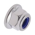 thumbnail image 3 of 20PCs M6 Flange Insert Lock Nuts, 304 Stainless Steel Insert Hex Lock Nuts, 3 of 10