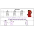thumbnail image 3 of HNMKIU Summer Dresses for Women A-Line Casual Print Sleeveless Button Down Collar Loose Fit Mini for Daily Outings Mini Dress Red,XL, 3 of 4
