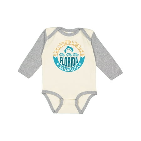 

Inktastic Sarasota Florida Vacation Travel Gift Baby Boy or Baby Girl Long Sleeve Bodysuit