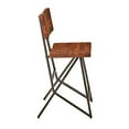 thumbnail image 2 of Counter Stool Reclaimed Brown/ Gun Metal/See below, 2 of 4