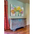 thumbnail image 4 of "Warm Summer Blooms I" Painting Print on Wrapped Canvas, 4 of 7
