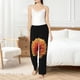 thumbnail image 4 of Balery Orange Dalia Pantalones de pijama para mujer, pijamas ultraligeros, pantalones de estar por casa-Small, 4 of 6
