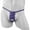 Purple, variant on &nbsp;Mensg Strings and Thongs,Thongs,G-string Panties,Breathable,Cooling,Solid,Low Waist,Polyester,White,Free Size