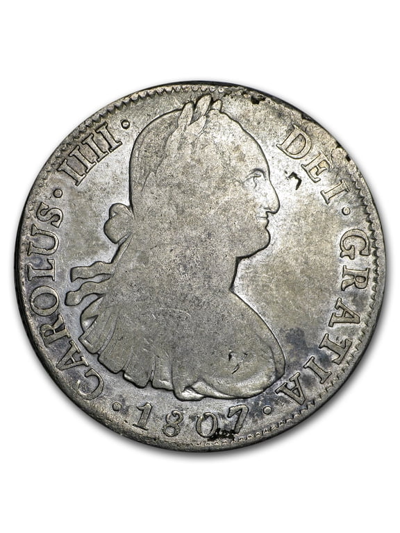 Spanish Empire Silver 8 Reales Portrait & Pillars Coins Cull