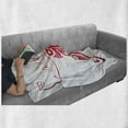 thumbnail image 6 of Phoenix Soft Flannel Fleece Throw Blanket, Bird with Swirled Wings Reborn Several Lives Design, Cozy Plush for Indoor and Outdoor Use, 70" x 90", Dark Orange White Red, by Ambesonne, 6 of 6