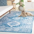 thumbnail image 5 of SAFAVIEH Arizona Reannon Oriental Polyester Machine Washable Area Rug, Light Blue/Blue, 6' x 9', 5 of 13
