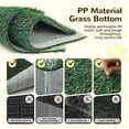 thumbnail image 5 of Pet Training Grass Pad, Dog Grass Pad with Tray Large 30.1"×20.3", Dog Litter Box Toilet with 2×Artificial Grass, Pee Pads, 5 of 7