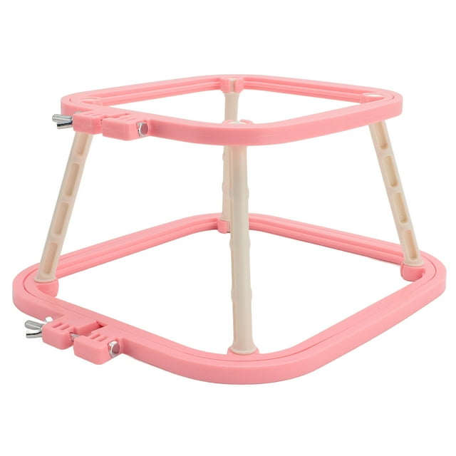 Double Layer Embroidery Frame, Adjustable Integrated Needlework Holder Tool for Desktop, with ABS Material, for Various Craft Projects