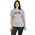 thumbnail image 5 of Daxton Vintage Western Arch Letters USA Cities Premium Short  Sleeves Tshits, Dallas - NvyWht, HgyNvy, WhtNvy, M, 5 of 8