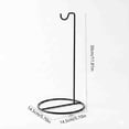 thumbnail image 3 of Jewelry Organizer Stand, Black Metal Display Rack for Necklaces and Bracelets on Vanity, 3 of 6