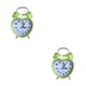 thumbnail image 4 of Reloj despertador con forma de corazón Matsuzay con luz nocturna silenciosa Relojes digitales para niños Verde 2Conjunto, 4 of 6