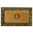 thumbnail image 1 of Home & More 10001GOLDO Prestige Gold Monogram Doormat (Letter O), 1 of 1