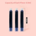 thumbnail image 3 of Fountain Pen Ink Cartridges, Smooth Writing, 3.4mm Bore Diameter Easy Ink Change for Student Writing Stationery, 3 of 7