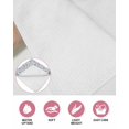 thumbnail image 6 of Grey Flowers Kitchen Dish Towels for Drying Dishes Set of 2, Spring Floral Farmhouse Retro Art Waffle Weave Microfiber Hand Tea Bathroom Towels Quick Dry & Absorbent Towel 15.7x23.6, 6 of 7