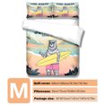 thumbnail image 4 of Matsuzay Juego de ropa de cama de 3 piezas, funda de edredón para el hogar, juego de edredón de fibra de poliéster multicolor de varios tamaños para Juegos de cama LYCLB210925002 M Matsuzay HA011559-07, 4 of 6