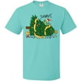 thumbnail image 3 of Inktastic Tiny Dinosaur Destroying Christmas Tree T-Shirt, 3 of 5