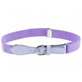 thumbnail image 1 of Kids Elastic Adjustable Belt with Leather Closure - Lavender, 1 of 4