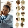 thumbnail image 3 of High Temperature Silk Synthetic Messy Bun Wig with Elastic Band Natural Fiber Hairpiece, 3 of 3