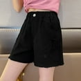 thumbnail image 2 of Jean Shorts Girls Shorts for Tween Girls Summer Casual Shorts for Kids Comfortable And Stylish for Everyday Wear for Sports And Leisure Activities Recommended for Ages 6 To 16（6 16Y）, 2 of 9