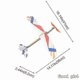 thumbnail image 4 of Diy Hand Throw Flying Glider Planes Elastic Rubber Band Powered Flying Plane Airplane Band Powered Model Foam Glider, 4 of 5