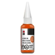 Razzle Dazzle Jacquard Red Orange Marabu Alcohol Ink- Fast Drying For Resin, Polymer Clay, Stone, Leather, Highly Saturated, Extremely Vibrant And Versatile, Acid-Free, Dye-Based, And Transparent Ink