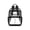 Black, variant on Clear Backpack, Heavy Duty Transparent Backpack With Handle, Vinyl Large Capacity Clear Backpack For School, Stadium Approved Travel Commute