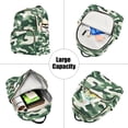 thumbnail image 5 of FORMRS Mini Backpack Purse for Women Travel Daypack Casual Shoulder Bag, Light Green Camouflage Design, 5 of 7