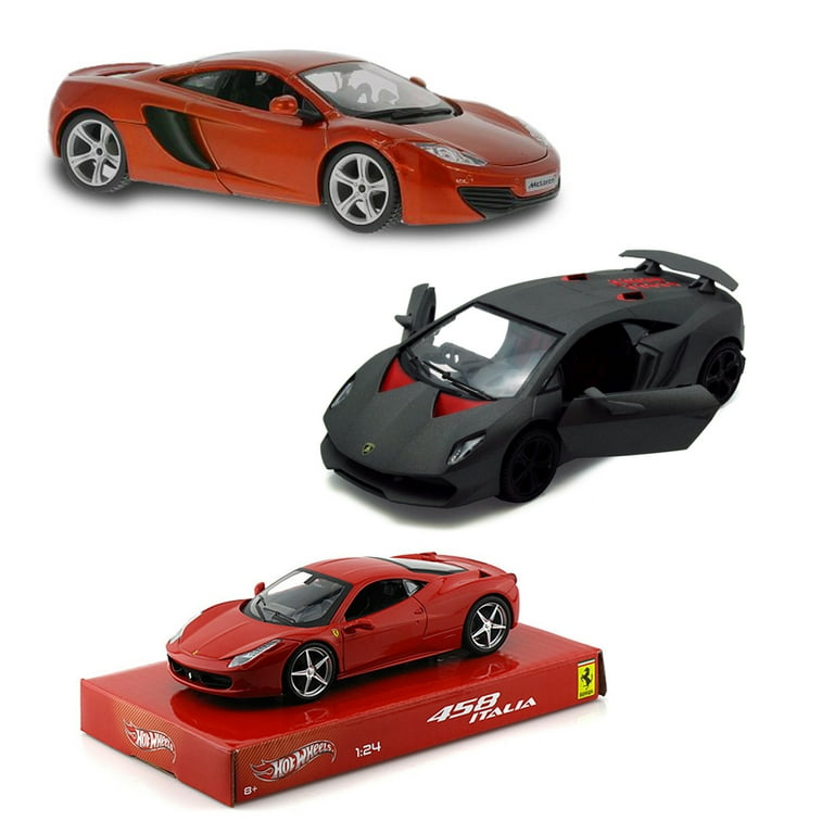 Best of Supercars Set Set of Three 1/24 Scale Diecast Model