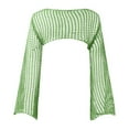thumbnail image 5 of Aihuaihua Crochet Shrugs for Women Y2K Hollow Out Bolero Shrug See Through Cropped Knit Sweater Top, 5 of 8