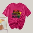 thumbnail image 2 of Camiseta de Cuello Redondo Impresa Nueva Moda Casual de Manga Corta de las Mujeres, Mezcla Ligera de Poliéster para la Primavera, 2 of 6