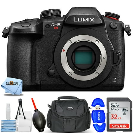 Panasonic Lumix DC-GH5S Mirrorless Micro 4/3 Digital Camera #DC-GH5S STARTER KIT