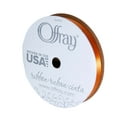 thumbnail image 4 of (3 pack) Offray Single Face Satin Ribbon 3/8"X18', Torrid Orange, 4 of 8
