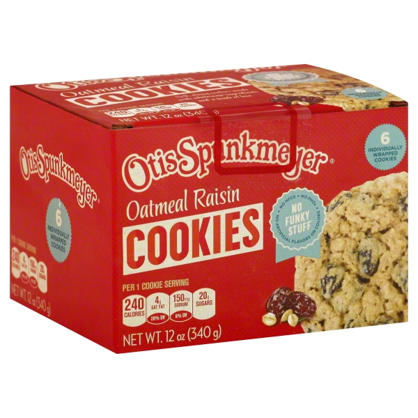Otis Spunkmeyer Oatmeal Raisin Cookies 6 CT