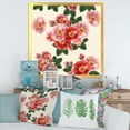 thumbnail image 3 of Designart 'Ancient Red Roses' Traditional Framed Art Print, 3 of 4