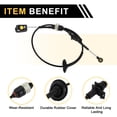 thumbnail image 4 of Cable de cambio de transmisión automática Unique Bargains para Ford F-150 2005 2006 2007 2008 4.6L 5.4L V8 Motor, 4 of 7